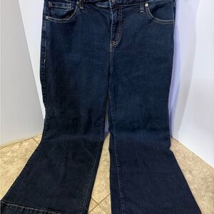 Torrid Dark Blue Flare Jeans